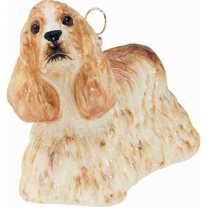 Cocker Spaniel Blond Ornament