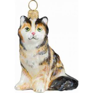 Maine Coon Cat Tortoise Shell Ornament