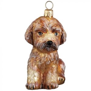 Toy Poodle Apricot Ornament