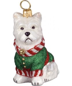 Westie Little Yelper Ornament