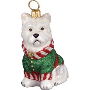 Westie Little Yelper Ornament