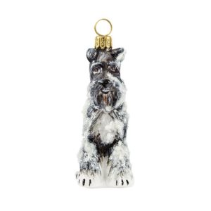 Schnauzer Snowy Ornament