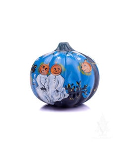 Haunted Jack O'Lantern with Ghost