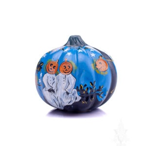 Haunted Jack O'Lantern with Ghost