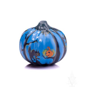 Haunted Jack O'Lantern with Ghost