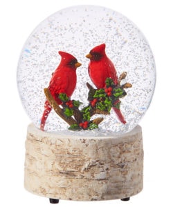 Water Globe Cardinal