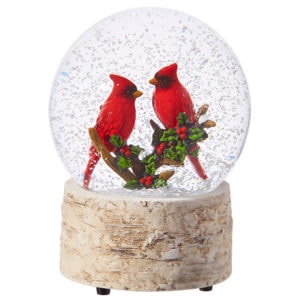 Water Globe Cardinal