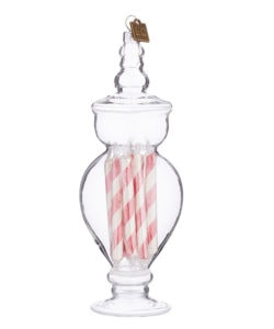 Peppermint Stick Candy Jar Ornament