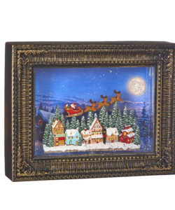 Flying Santa Water Frame