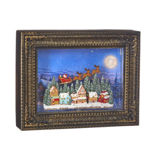 Flying Santa Water Frame