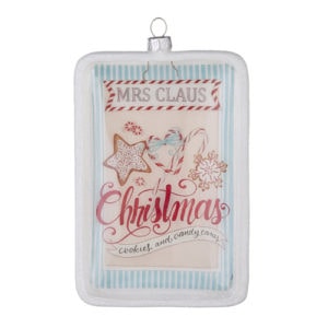 Mrs. Claus Disc Ornament