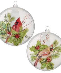 Cardinal Disc Ornament