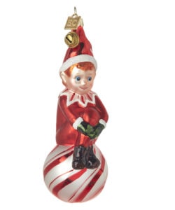 Peppermint Elf Ornament