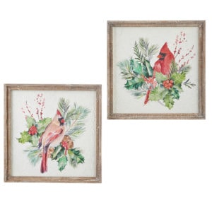 Cardinal Print Textured Paper