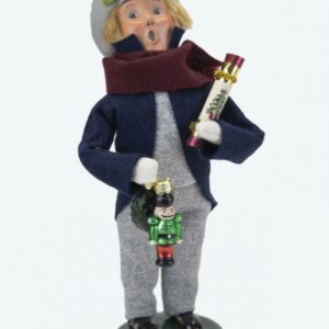 Byers' Choice Boy with Glass Ornaments