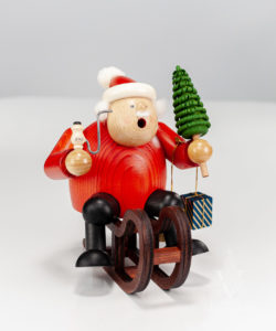 KWO Rotund Santa On Sled Incense Smoker