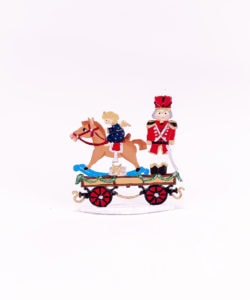 Train Car with Toy Soldier by Wilhelm Schweizer