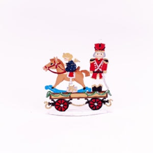 Train Car with Toy Soldier by Wilhelm Schweizer