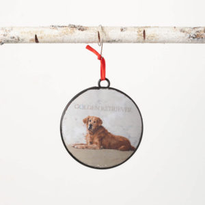 Golden Retriever Metal Ornament by Darren Gygi