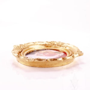 The Personification of Christmas: A Portrait Of Santa (Gold Frame Wall Art)