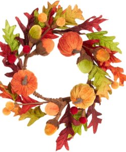 Leaf & Acornament Candle Ring