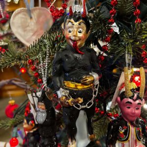 Matte Krampus Ornament