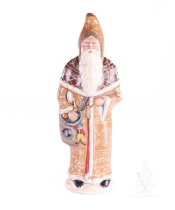 Statement Gingerbread Father Christmas With Toys and Instruments