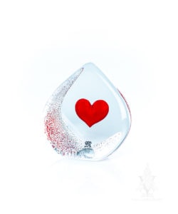 Målerås Swedish Crystal Heart (Large)