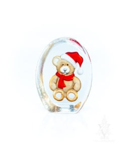 Målerås Swedish Crystal Christmas Teddy Bear