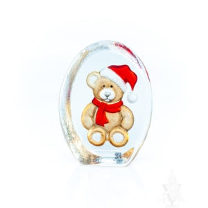 Målerås Swedish Crystal Christmas Teddy Bear