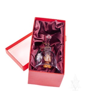 Crystal Bell with Carved Bell Angel Lyre by PEMA
