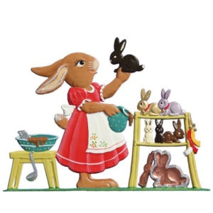 Candy Maker Bunny by Wilhelm Schweizer