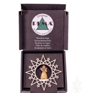 Bell Angel with Lantern in Hanging Clouds Star by PEMA