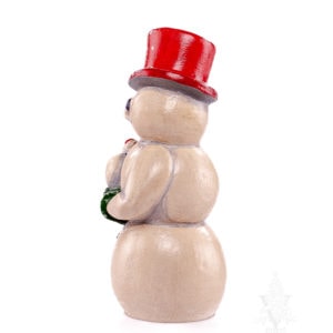 Red Hat Snowman Holding Snow Baby