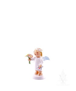 Angel with Bouquet and Love Letter by Wendt & Kühn