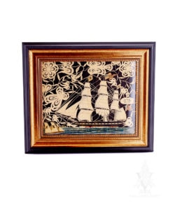 "America's Paul Jones" Reproduction Scherenschnitte Paper Cutting