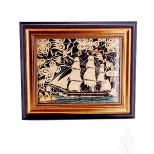 "America's Paul Jones" Reproduction Scherenschnitte Paper Cutting