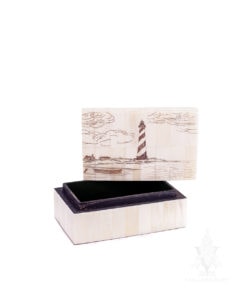 Scrimshaw Bone Box of Cape Hatteras Lighthouse