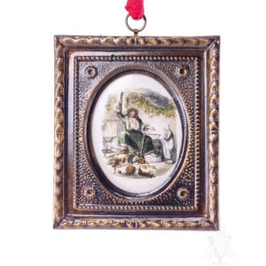 Scrooge's Third Visitor Brass Frame