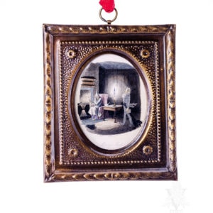Marly's Ghost Hanging Brass Frame