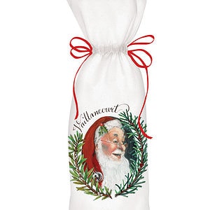 Vaillancourt Santa Wine Bag