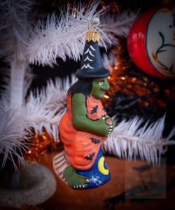 Halloween Witch on Broom