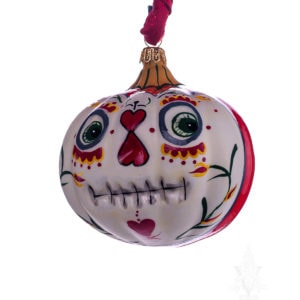 Day of the Dead Pumpkin Ornament