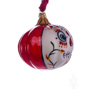 Day of the Dead Pumpkin Ornament