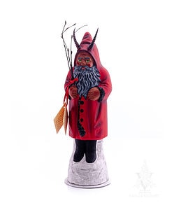 Ino Schaller Red Krampus with Black Edge