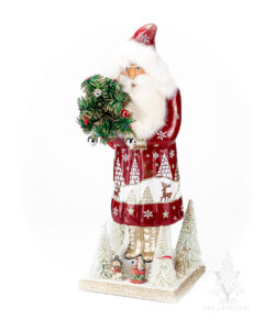 Red Santa With Landscape Design