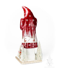 Red Santa With Landscape Design