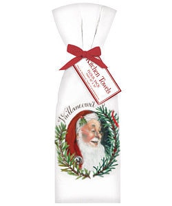 Vaillancourt Santa Dish Towel