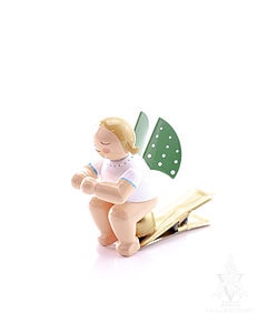 Blonde Angel Praying On Clip by Wendt & Kühn