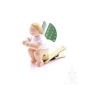 Blonde Angel Praying On Clip by Wendt & Kühn